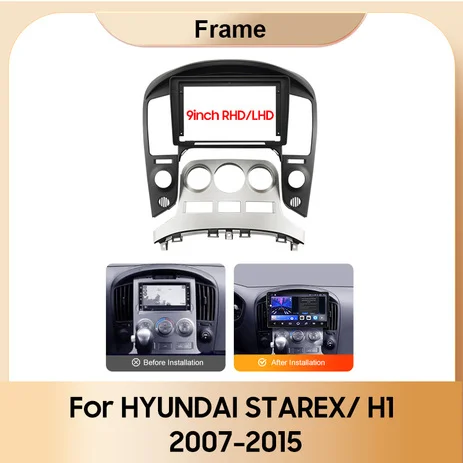 Car Radio Fascias Frame For HYUNDAI STAREX/ H1 2007-2015 Stereo Panel Harness Wiring Connector Power Cord Adapter Canbus Decoder