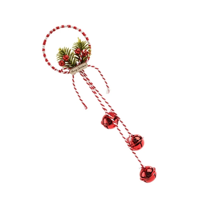 Stylish Christmas Bells Hanging Decoration For Tree And Door During Holidays