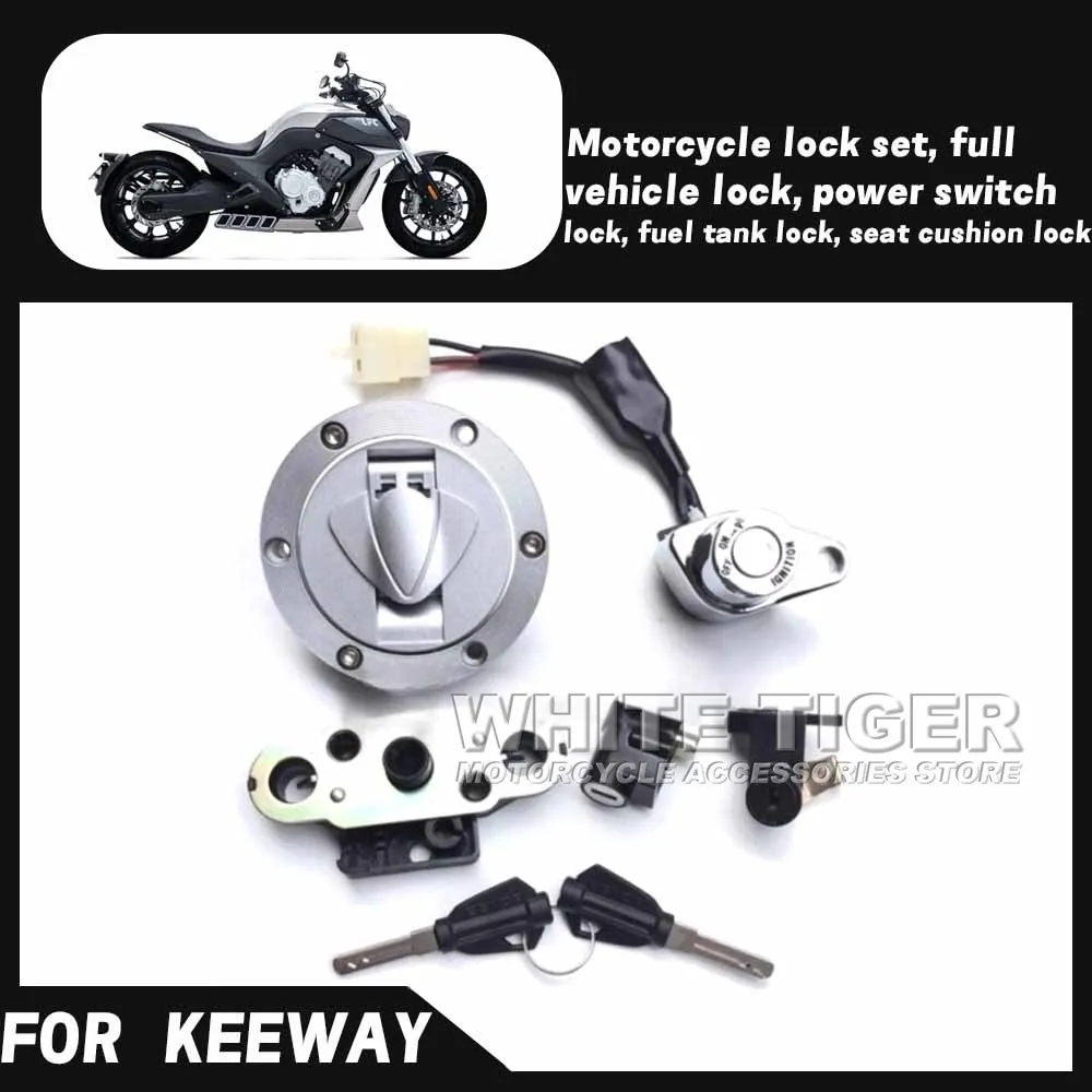 

Full Vehicle Lock Set Electric Switch Power Supply Fuel Tank Lock Key Accessories FOR Keeway Benda LFC 700 LFC-700 LFC700