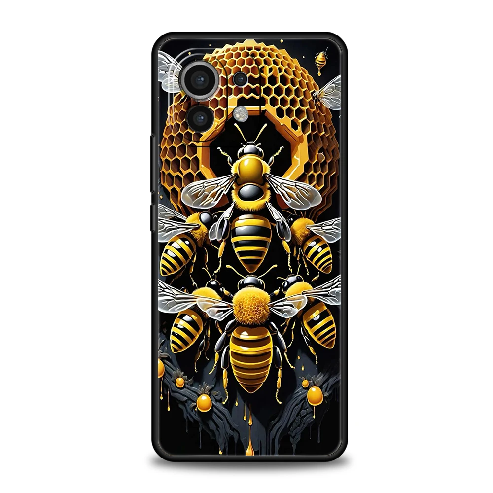 Bugs bees scientific decomposition Phone Case for Xiaomi Poco F6 F5 F4 F3 X6 X5 X4 X3 NFC M5 M4 M3 C51 C50 C55 GT Soft TPU Capas