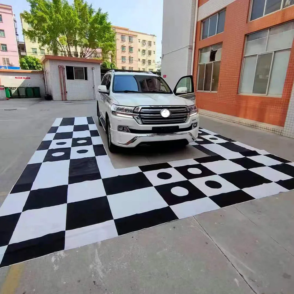 

Debugging cloth, calibration cloth and splicing cloth used in automobile 360 panoramic system,