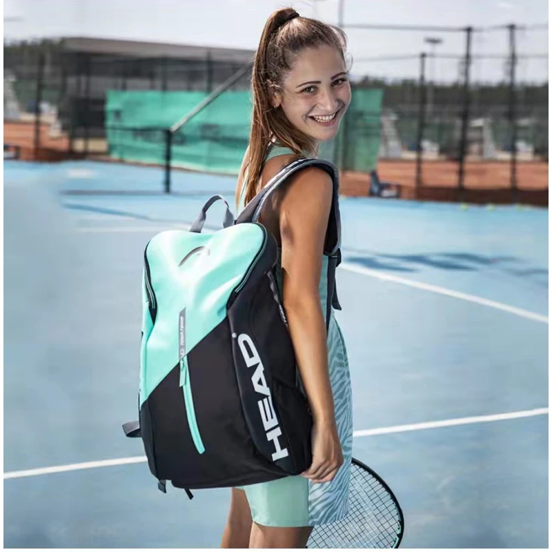 Sports training backpack, tennis racket storage bag, independent shoe compartment, racket compartment