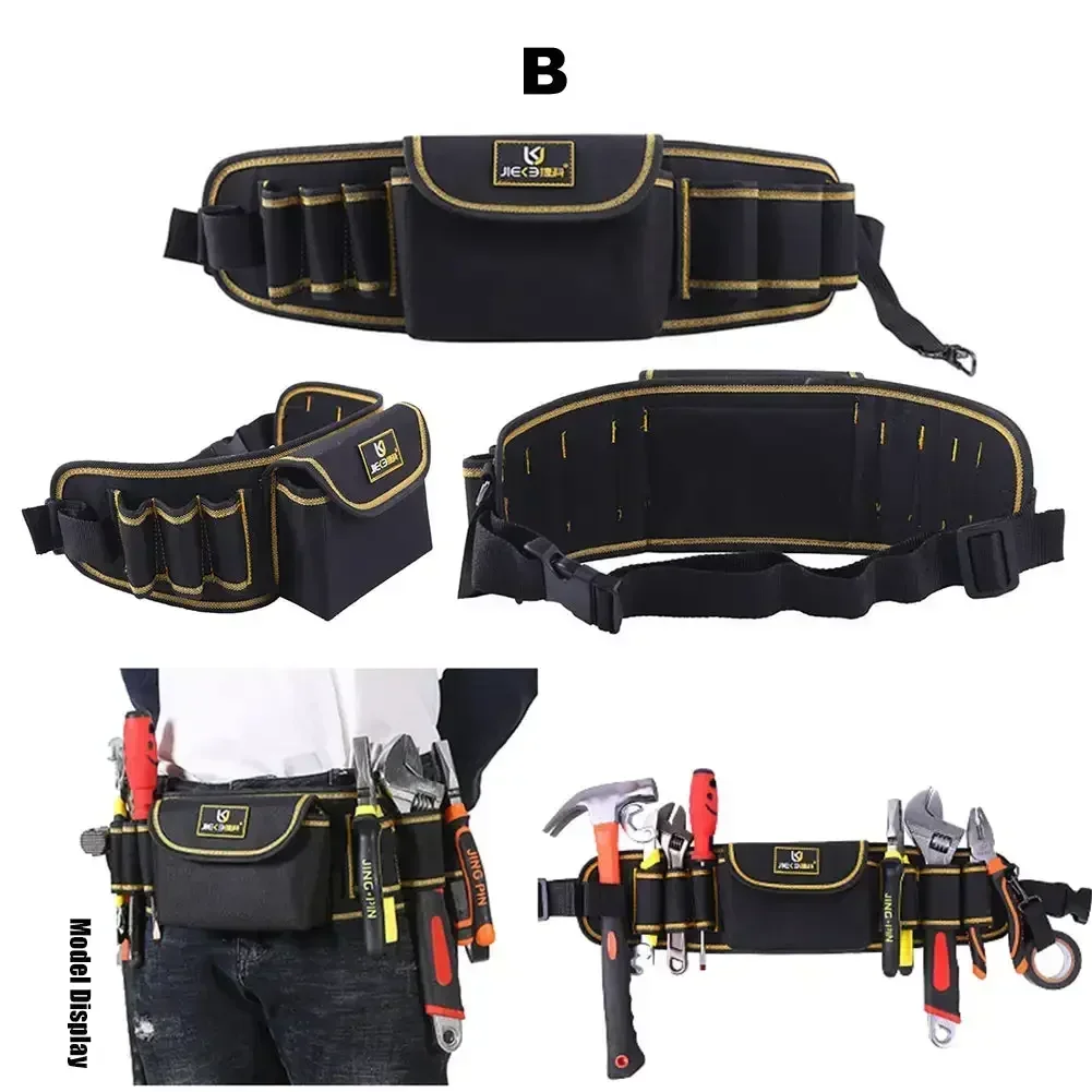 Oxford-Analyste de taille d'outils d'électricien, poudres de taille, sac à outils de support d'évaluation, packs de rangement de jardin, ceinture de gril multifonctionnelle