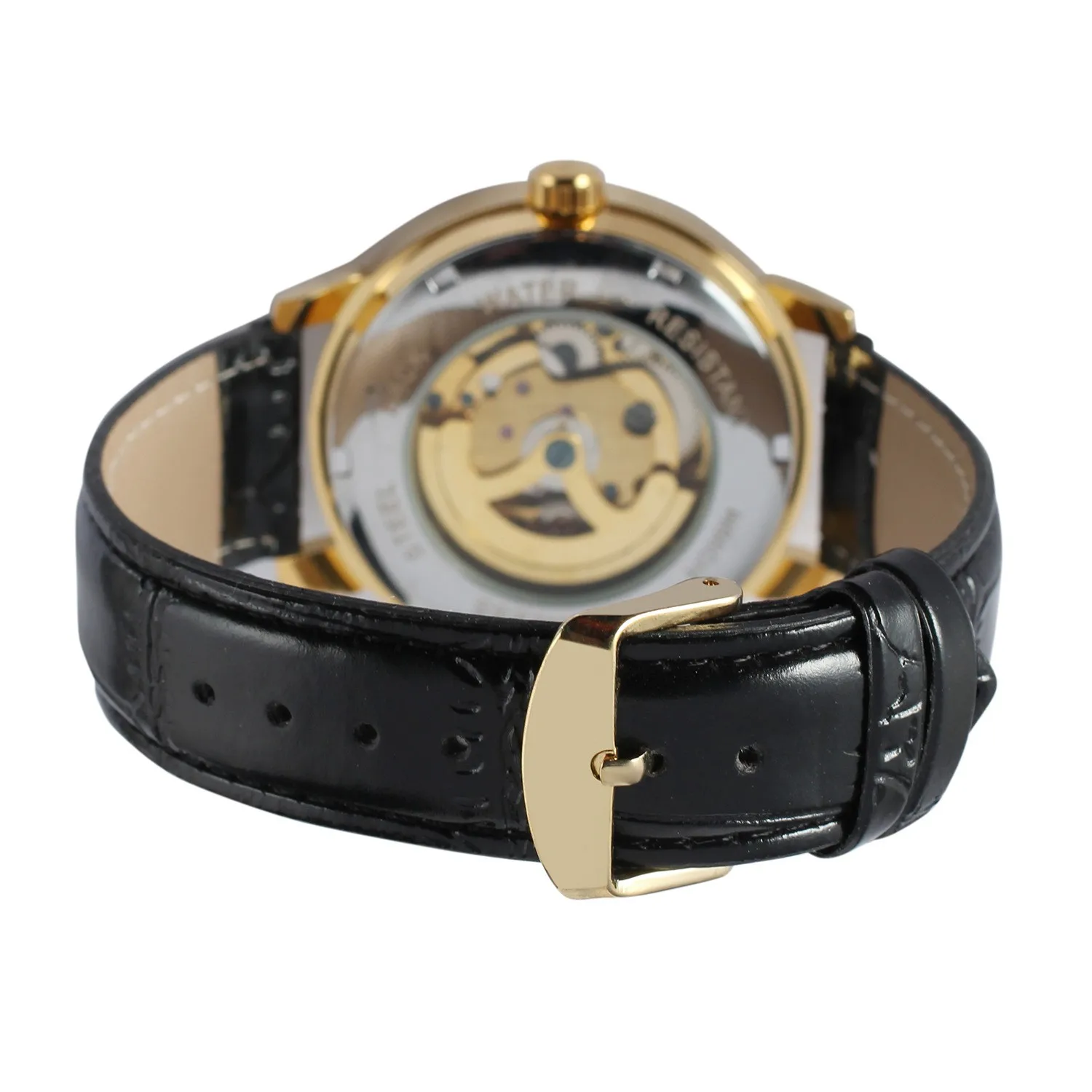 Fashion Winner Top Brand Gold Skeleton Watches Men Mechanical Hand Wind Wristwatches Cheap Price Reloj Hombre Relogio Masculino