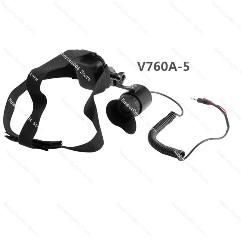 

montada en la cabeza, dispositivo de V760A-5/V760A-3, 90/80 pulgadas, efecto para monitores de seguridad, modelos de aviones FPV