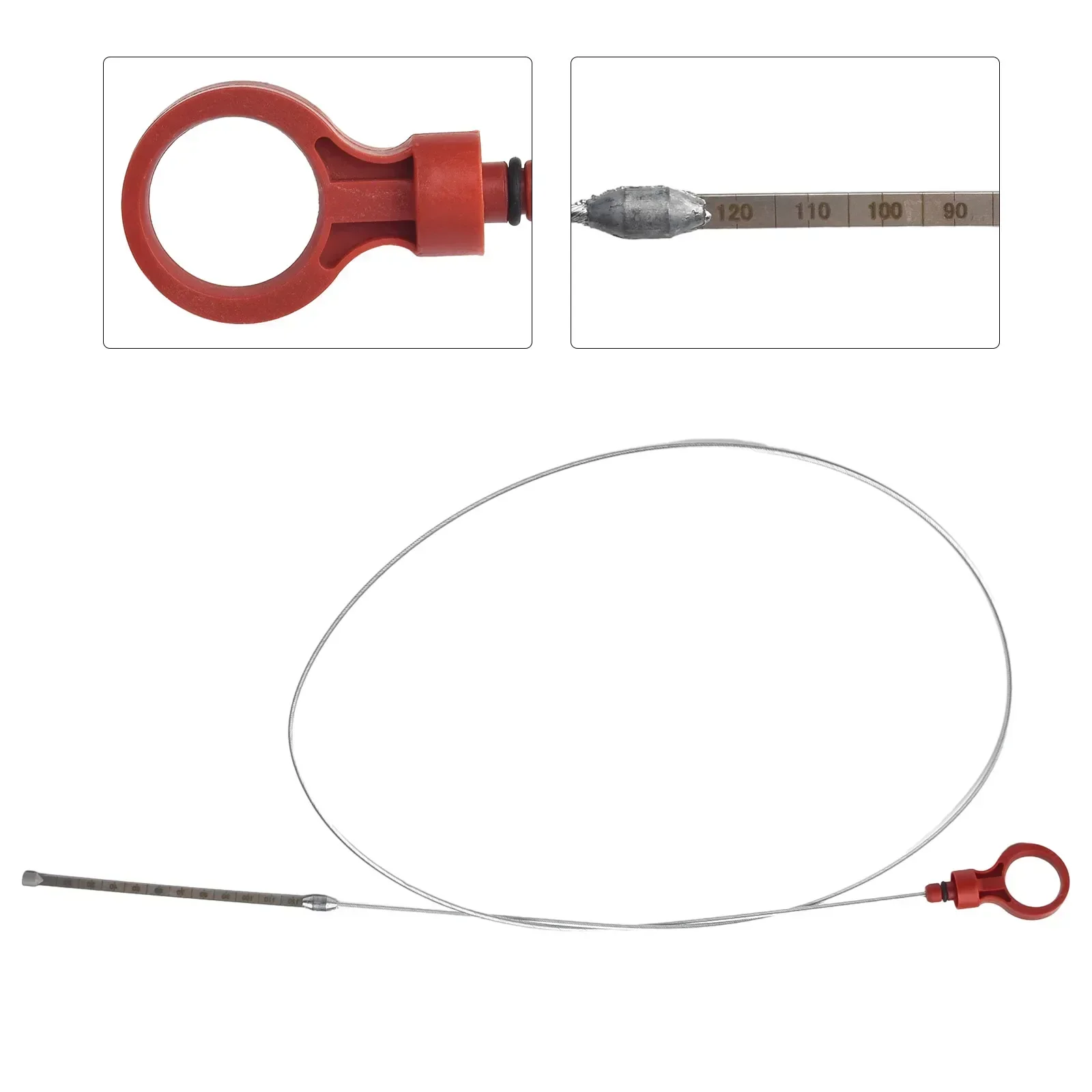 Brand New For Dodge For Jeep For Ram Dipstick Transmission 917-327 9336 9336A Brand New Plastic&Metal Silver&Red