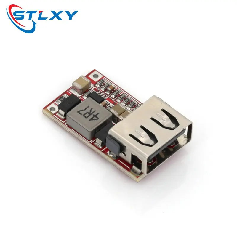 Bild 5: Hochwertiges 6-20V 12V/24V zu 5V 3A Auto-USB-Lademodul DC Buck Step-Down-Konverter 12V 5V Stromversorgungsmodul