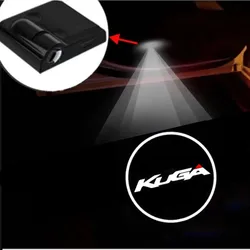 LED Car Door Projector Lights 2PCS Car Wireless Door Welcome Lights Shadow Lighting Compatible With For Ford Kuga All Car Model