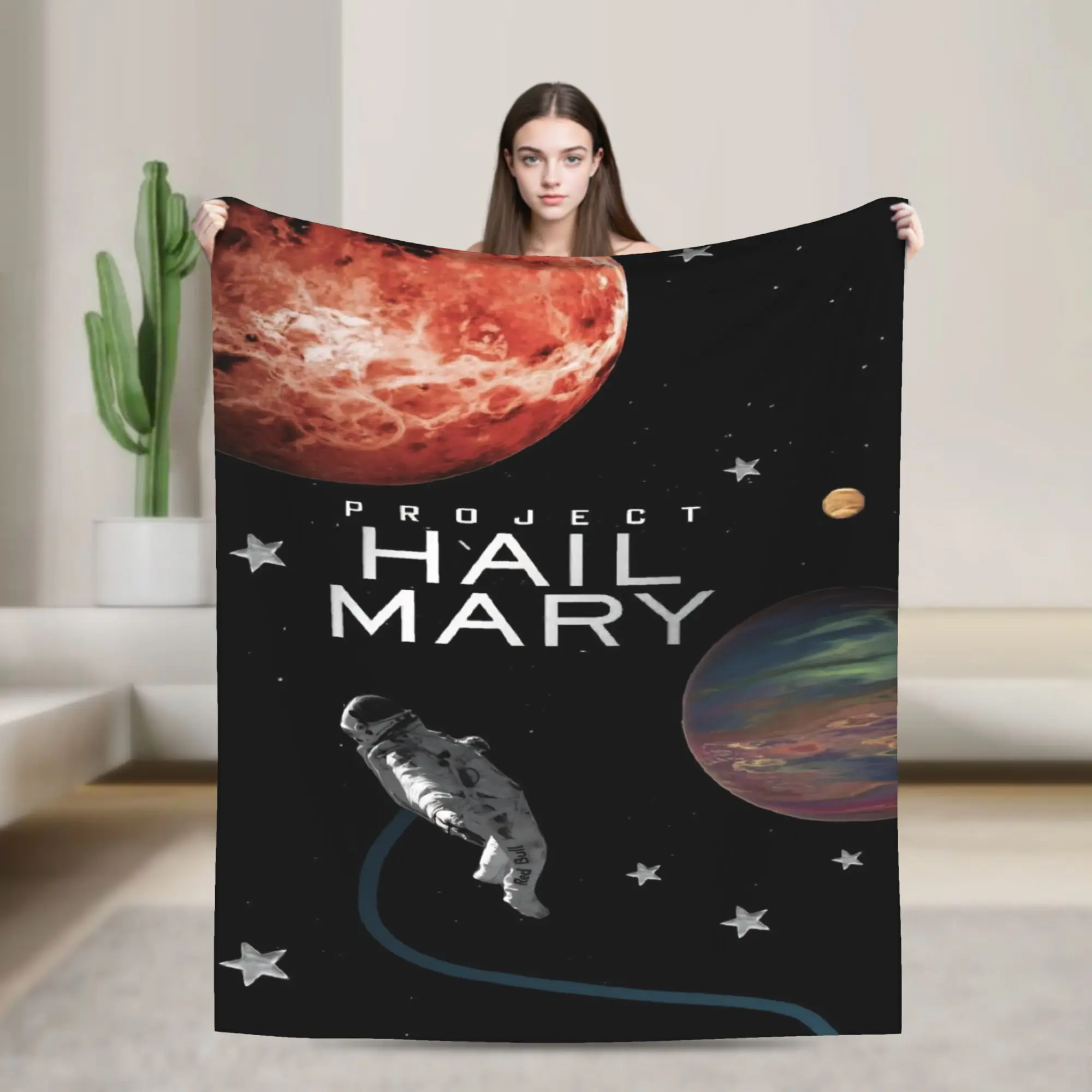 Project Hail Mary Amaze Blanket Cover Flannel  Lightweight Throw Blanket for Home Couch Bedroom Quilt