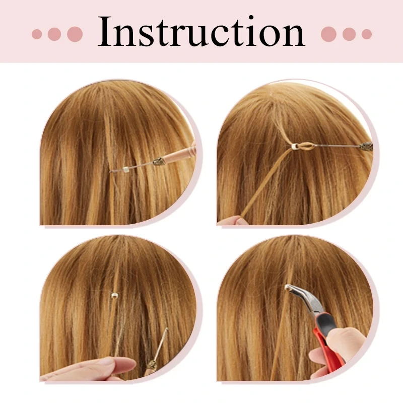 Nanoring Hair Extensions Pliers remove Micro Beads Extensions Pliers with teeth hair extensions tools kit image 6