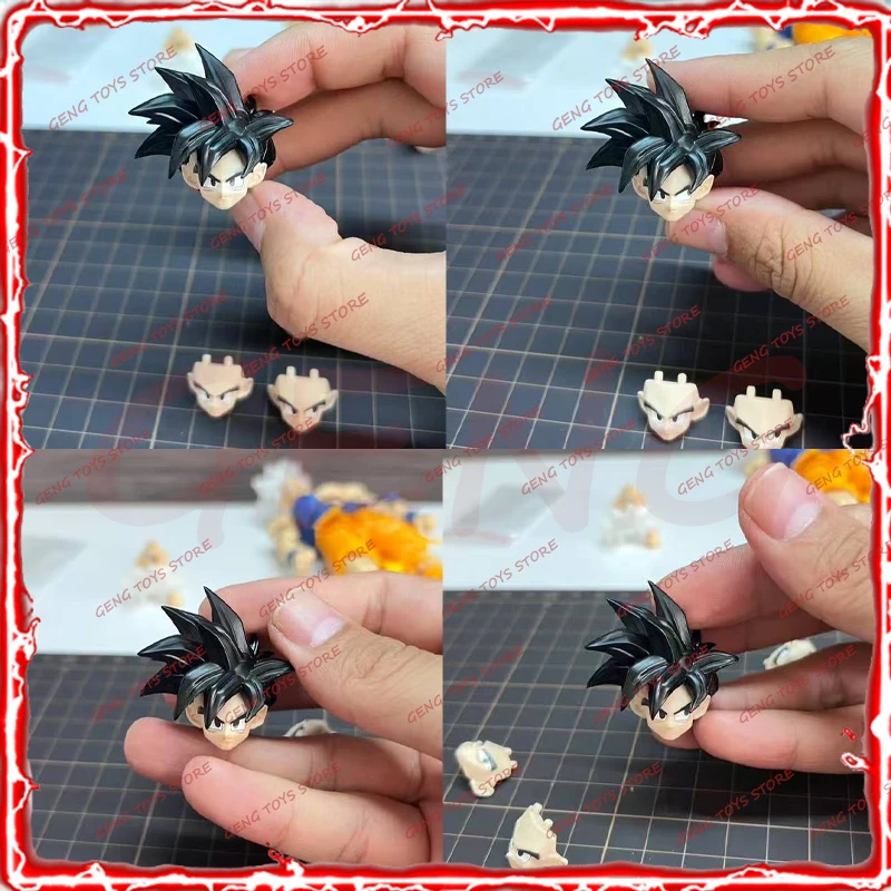 

Hot Anime Gohan Dragon Ball Shf Ssj Super Saiyan Son Gohan Black Hair Headsculpt Heads Accessories Kit Anime Action Figure Toys