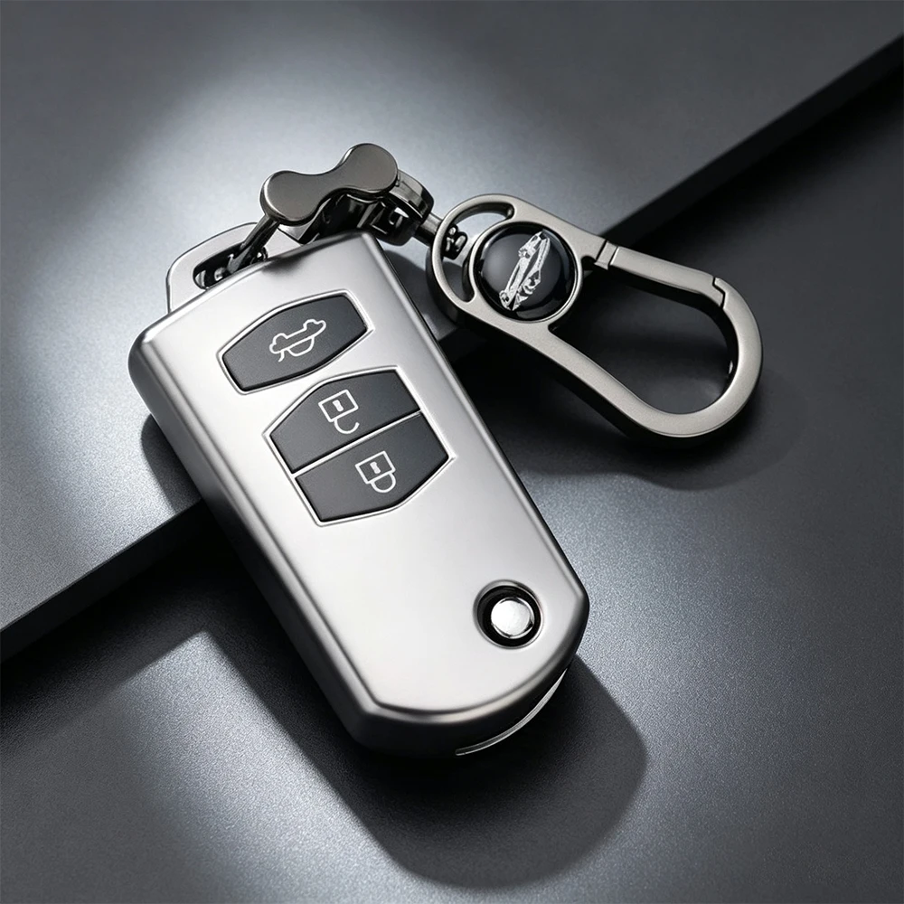 Guscio per chiave telecomando auto a 2/3 pulsanti in TPU per MAZDA 2 M2 Demio / 3 M3 Axela / 5 M5 Premacy / 6 M6 Atenza 8 M8 MPV CX7