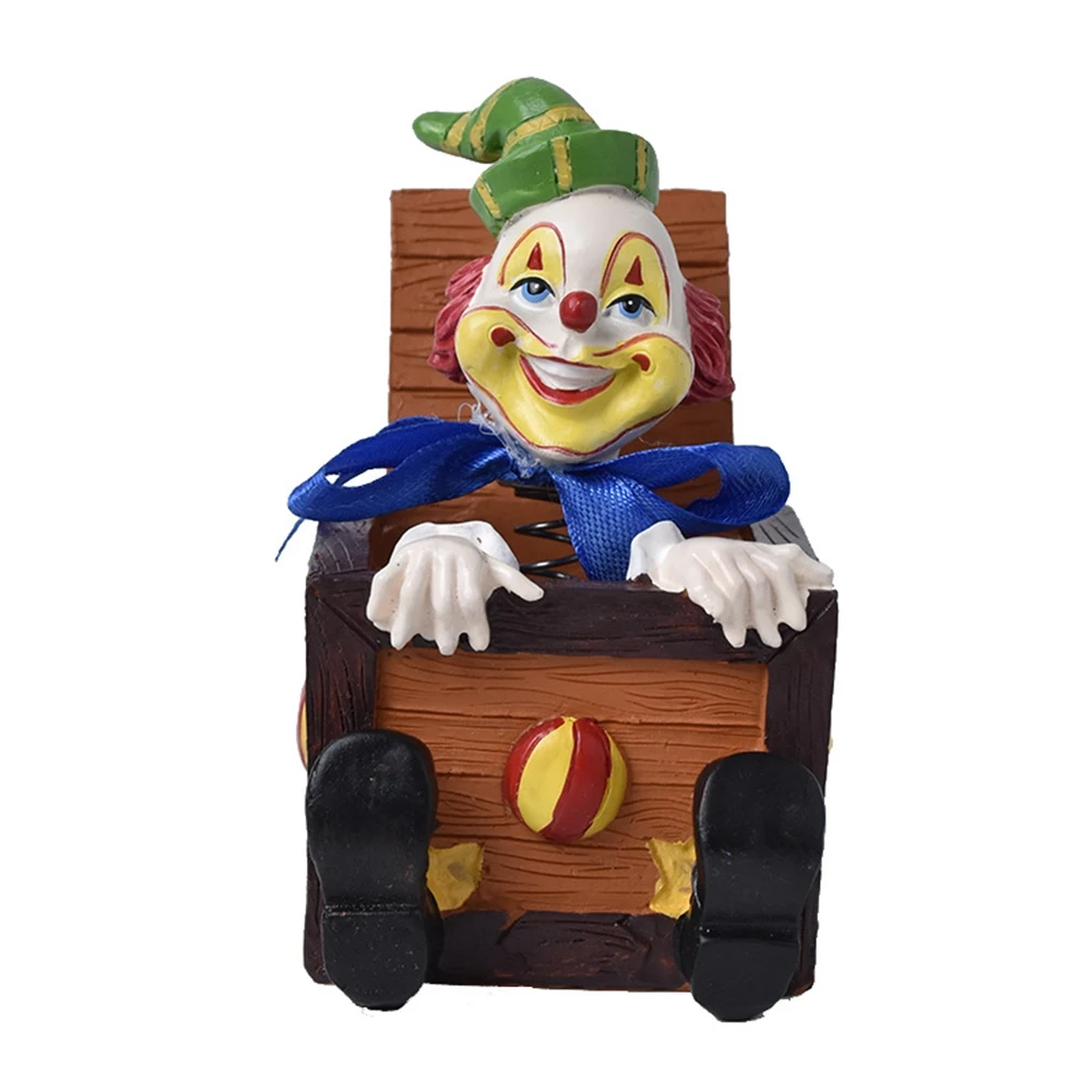 

American Classical Style Circus Clown Doll Decoration Crafts Ornament Art Home Office Desktop Decoration Figurines Statues Decor