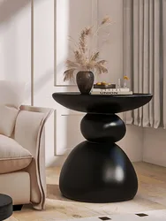 Home Furniture Creative Stone Statue Side Table Home Decor Living Room Craft Tea Table Bedroom Bedside Tables Small Storage Rack