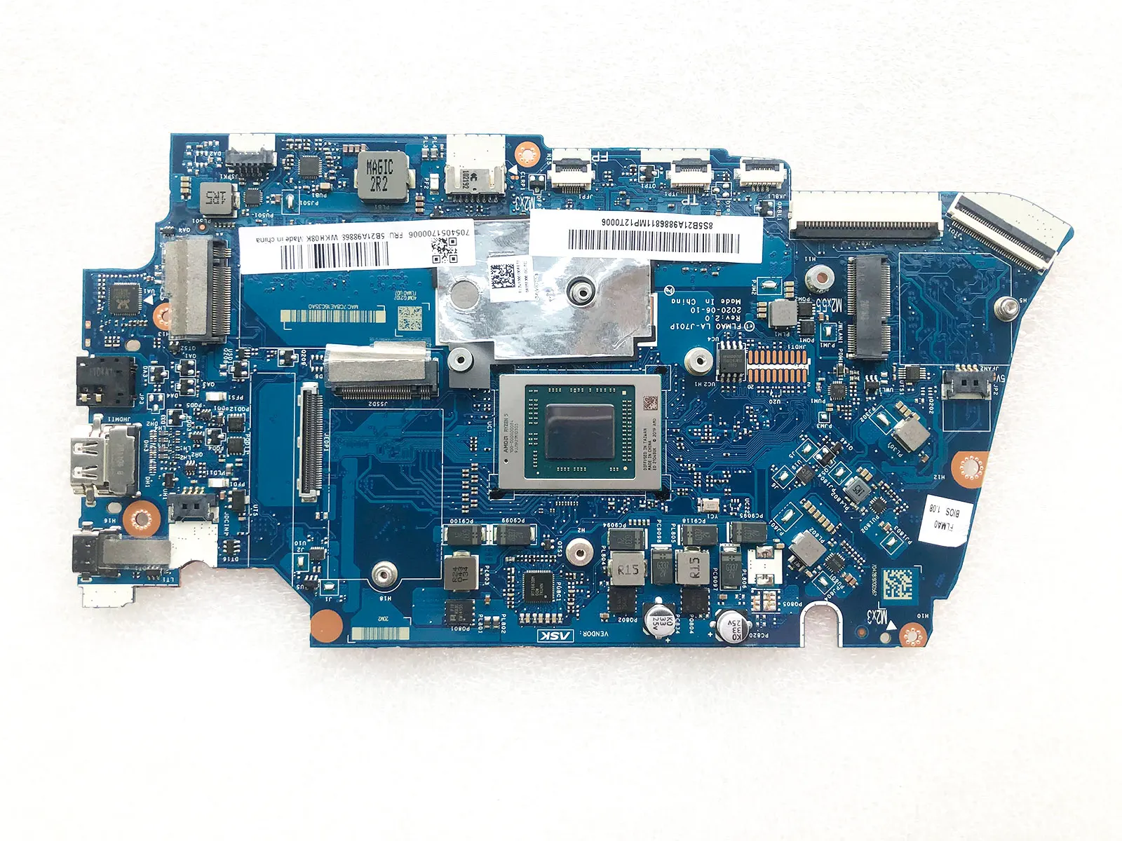 

For Lenovo Ideapad 5-14ALC05 5-14ARE05 Laptop Motherboard LA-J701P Motherboard. With AMD R54500U 16G RAM.100% Test Work