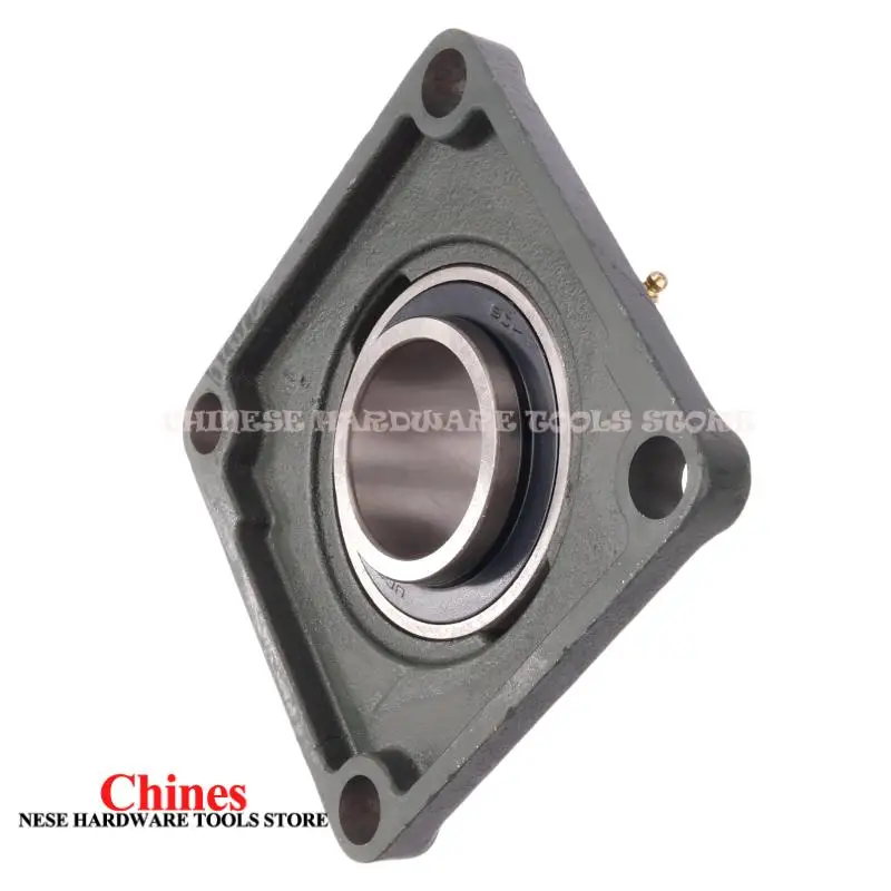 ตลับลูกปืนเม็ดกลมแบบมีร่องเรียว UCF212 สำหรับรถบรรทุก รถก่อสร้าง และเครื่องจักรกลการเกษตร พร้อมเพลาขนาด 60 มม.