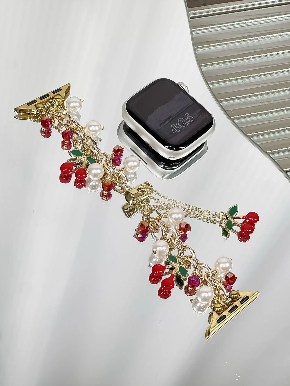 

Advanced Bling bracelet link For Apple Watch band Series 8/7/6/10/9 40mm 41mm 38mm 42mm 44mm 45mm 46mm Strap