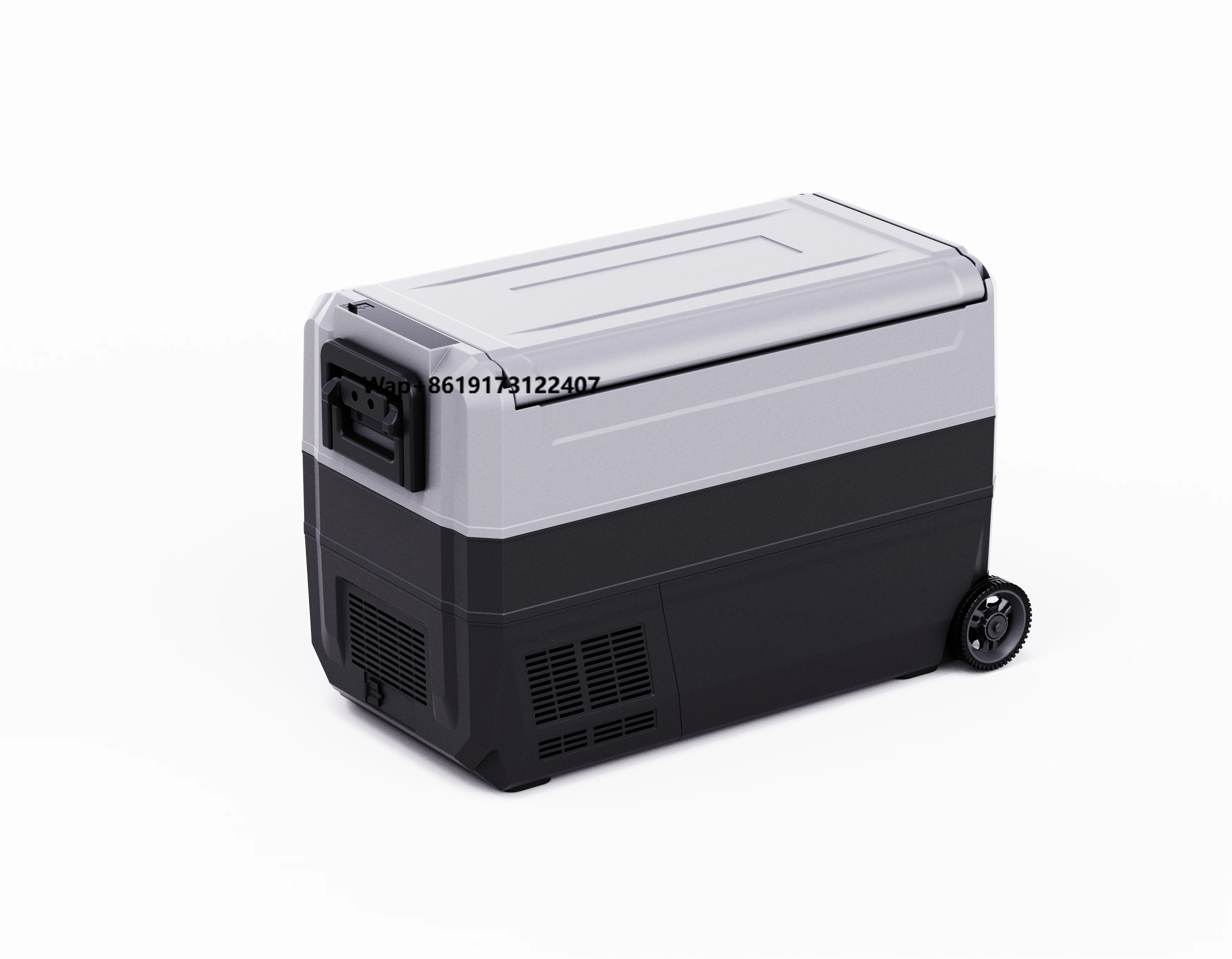 

2025 Factory Wholesale Portable 50L Mini Car Fridge Cooler Box 12V 24V Single Cooling for Outdoor Camping Hotel RV Use Home