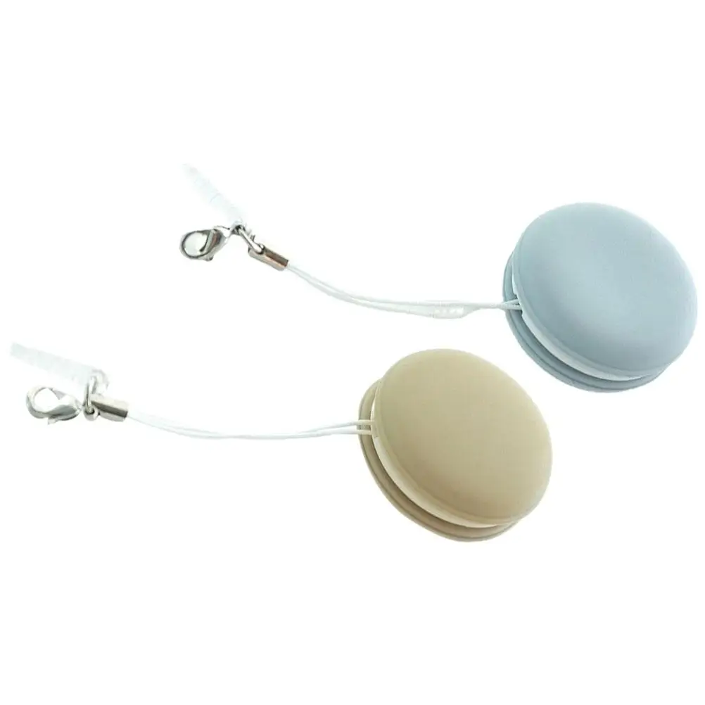 2Pcs Screen Cleaner Electronic Macaron Shape Phone Wipes Blue Khaki Lens Cloth for Glasses Computer Keyboard Travel