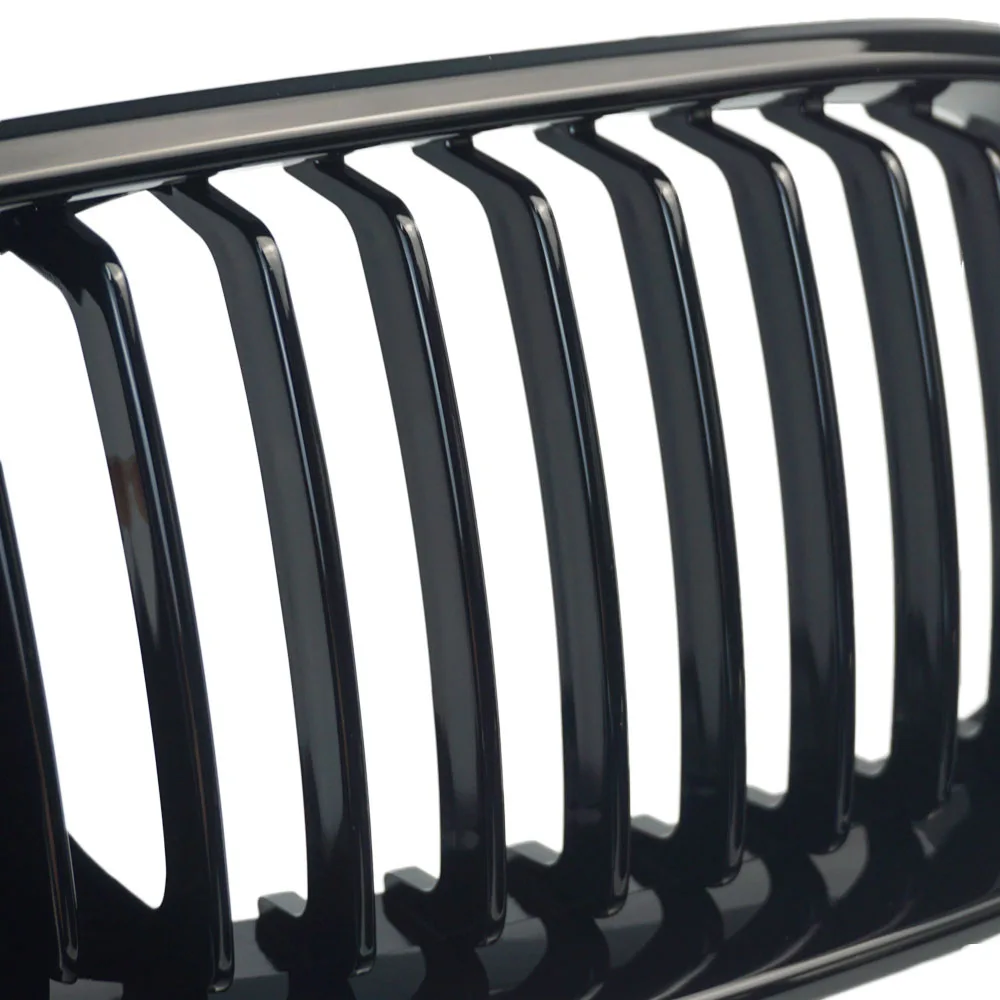 Glossy Black Front Bumper Grille Kidney Grill For BMW 3 Series 4 Door E46 Touring  Saloon 320i 325Xi 330Xi 2002 2003 2004 2005