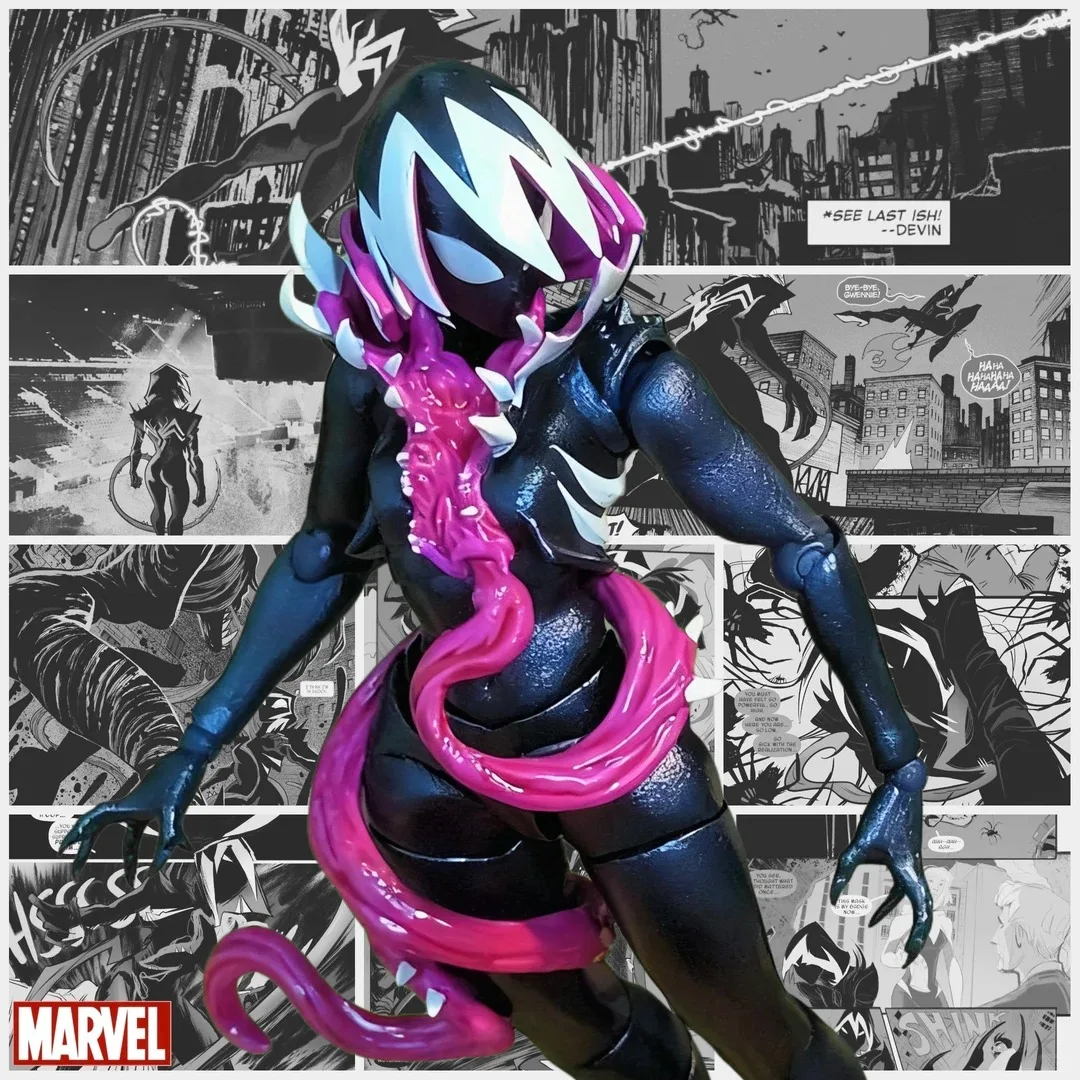Incroyable figurine d'action Venom Gwen Kaiyodo Yamaguchi figurines Revoltech modèle Pvc Collection salle Decora bureau enfants jouets cadeaux