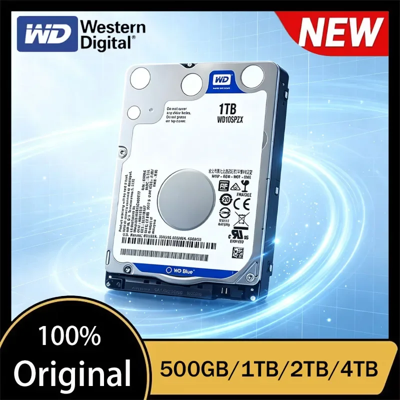 Western Digital WD HDD 500GB 1TB SATA 6.0Gb/s 2.5" HighSpeed Hard Drive For Security System Video Recorder Hard