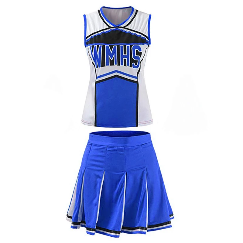 Costume classique de pom-pom girl du lycée, uniforme de sport pour étudiants, Cosplay athlétique, robe fantaisie de fête de carnaval