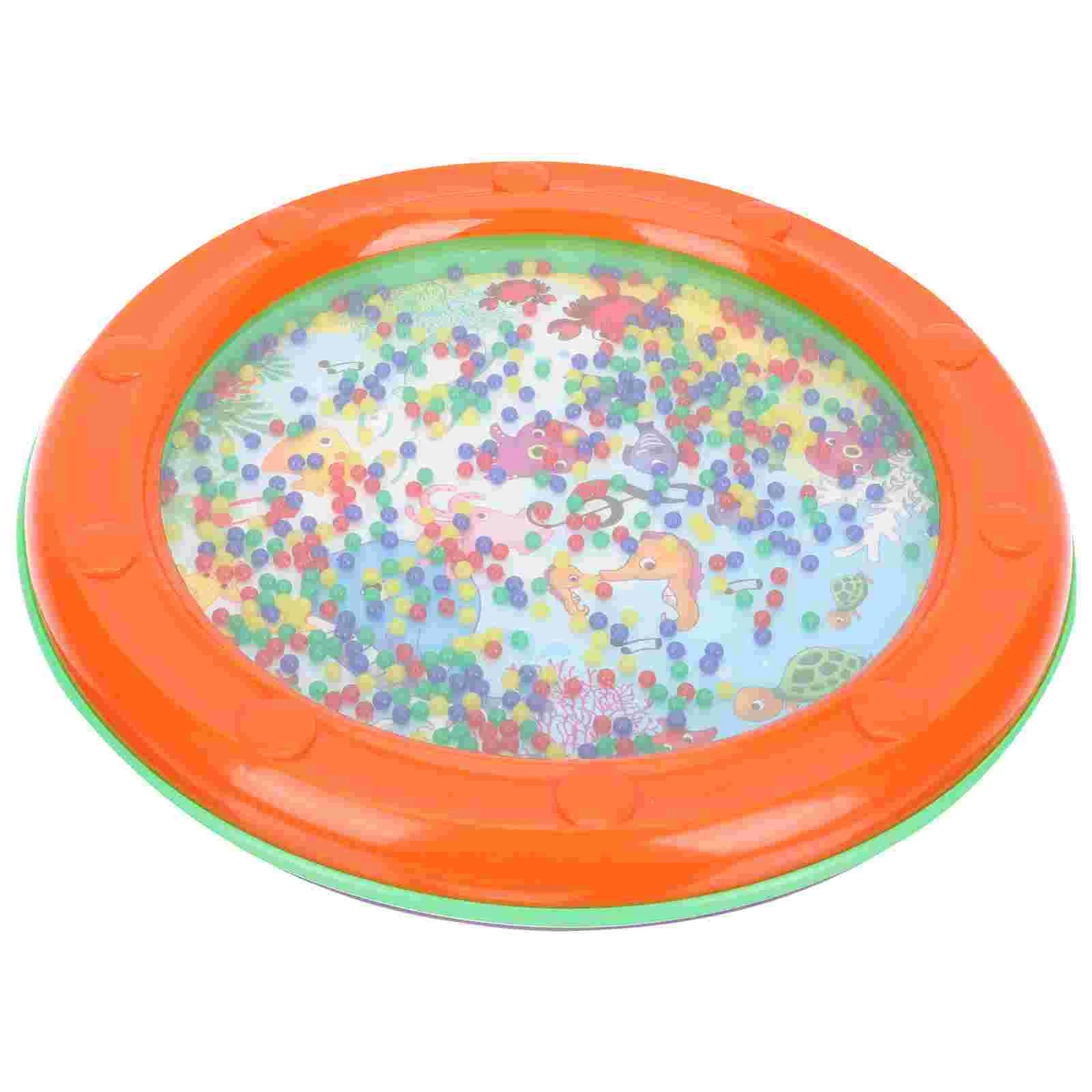 

Ocean Drum Educational Wave Percussion Instrument Beaded Sea Sound Musical Orff Kids Toys