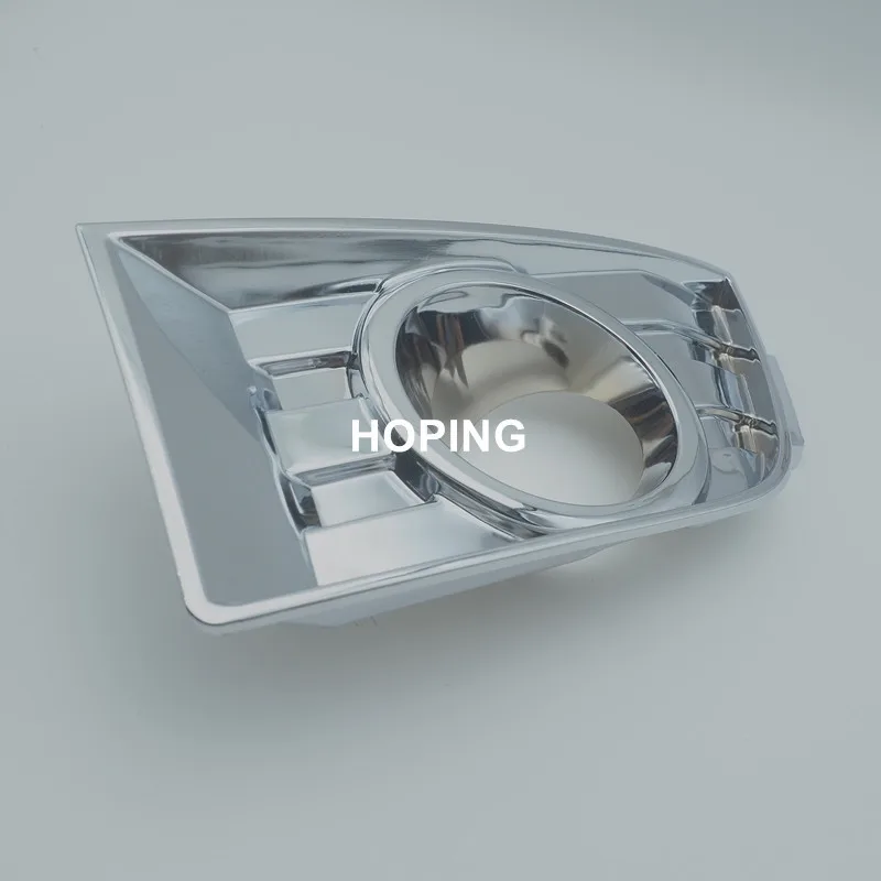 Hoping 2pcs For Ford Edge 2007 2008 2009 2010 Fog Lamp Chrome Bezel  Front Fog  Light Cover 7T4Z17E810B 7T4Z17E811B