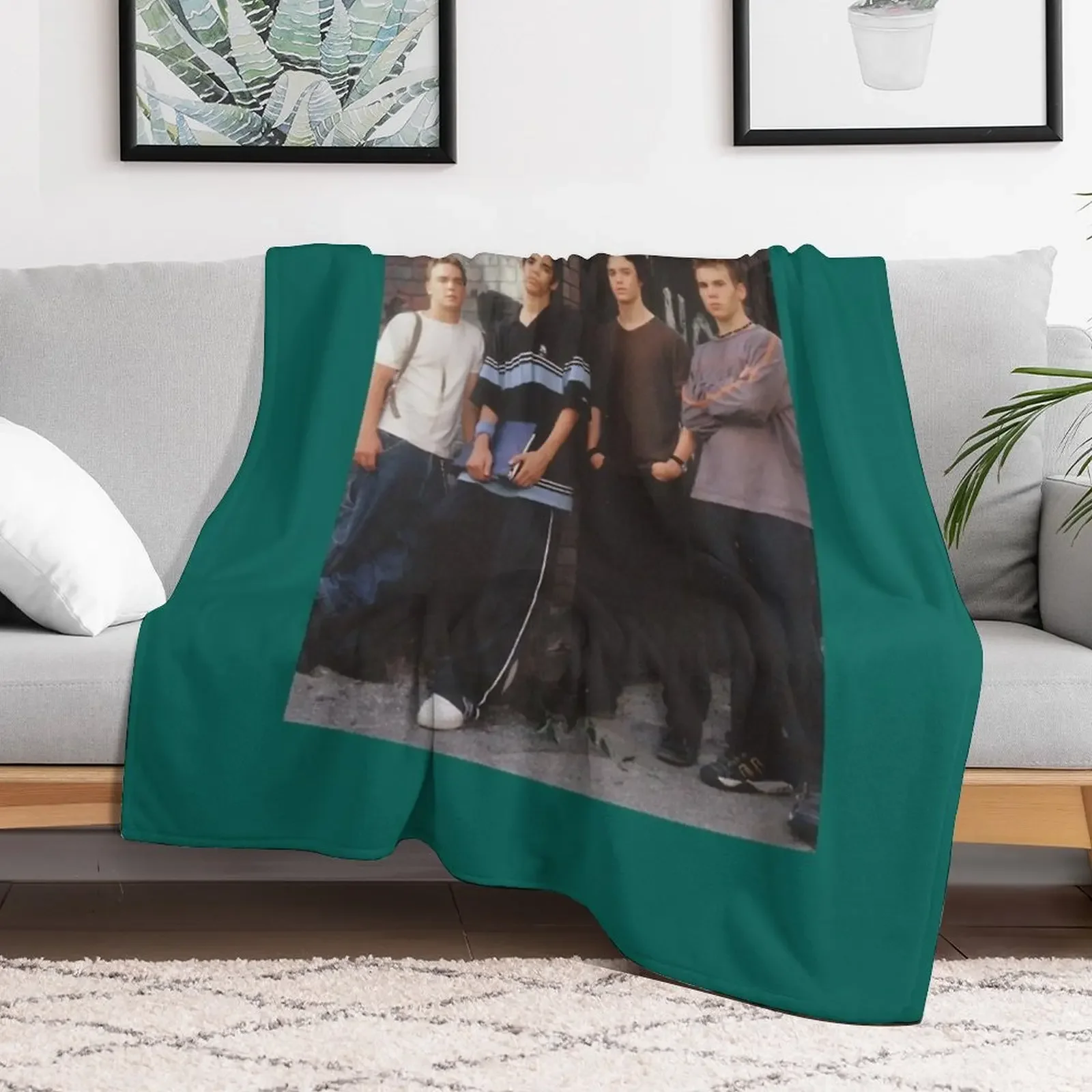 degrassi Craig Manning, Sean Cameron, Jimmy Brooks and Gavin C Throw Blanket