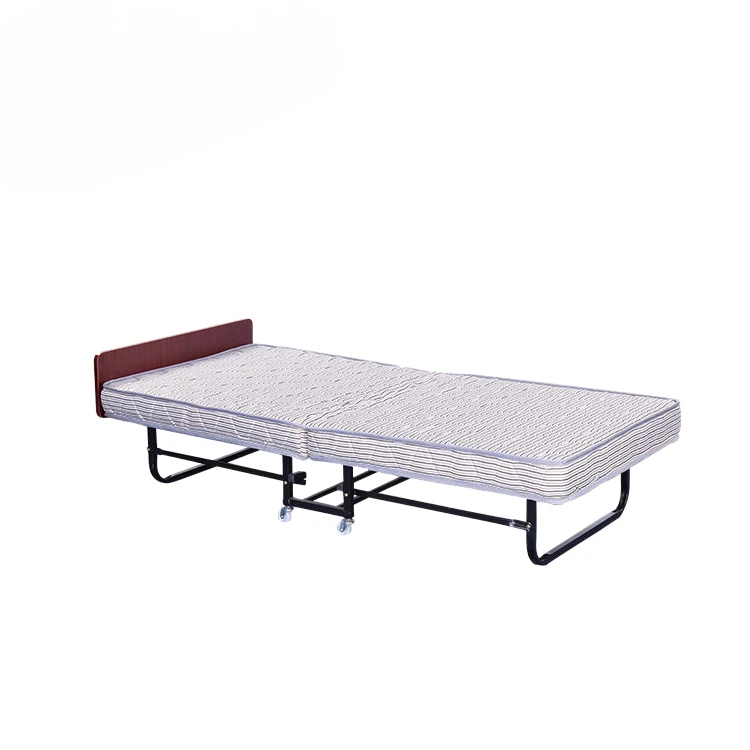 Easy folding bed hotel ,foldable rolling bed designs