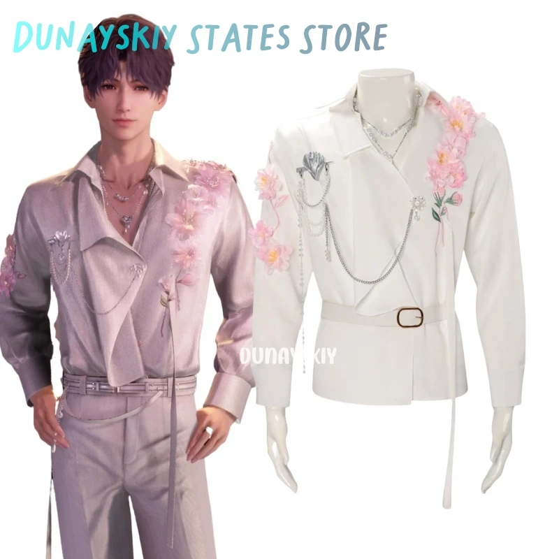 

Zayne Rafayel Shen Xinghui Cosplay Costume Game Love And Deepspace Men Handsome Shirt Role Play Clothing Halloween Casual Suit