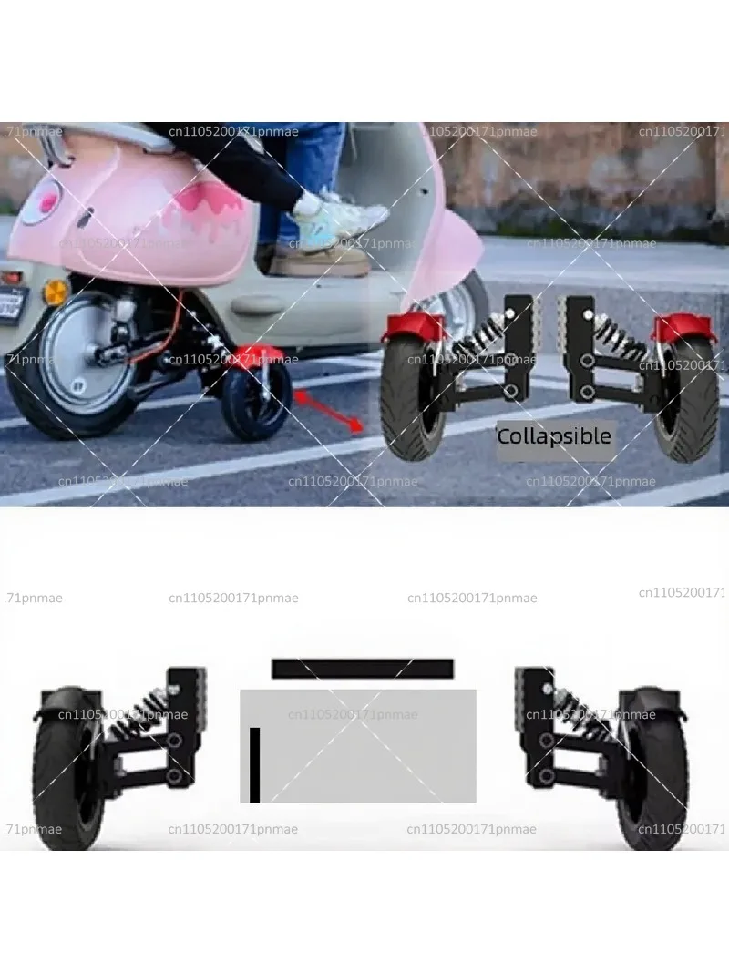Training Wheels for Electric Bike Anti-Tip Balance System Beginner Cycling Safety