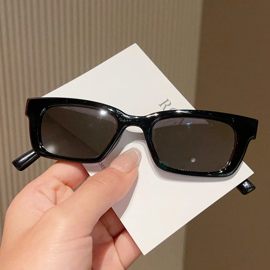 Uv Sunglasses Korean Ins  Children Sunglasses Square Frame Sunglasses Trendy Unisex Sun Glasses For Stage Performance
