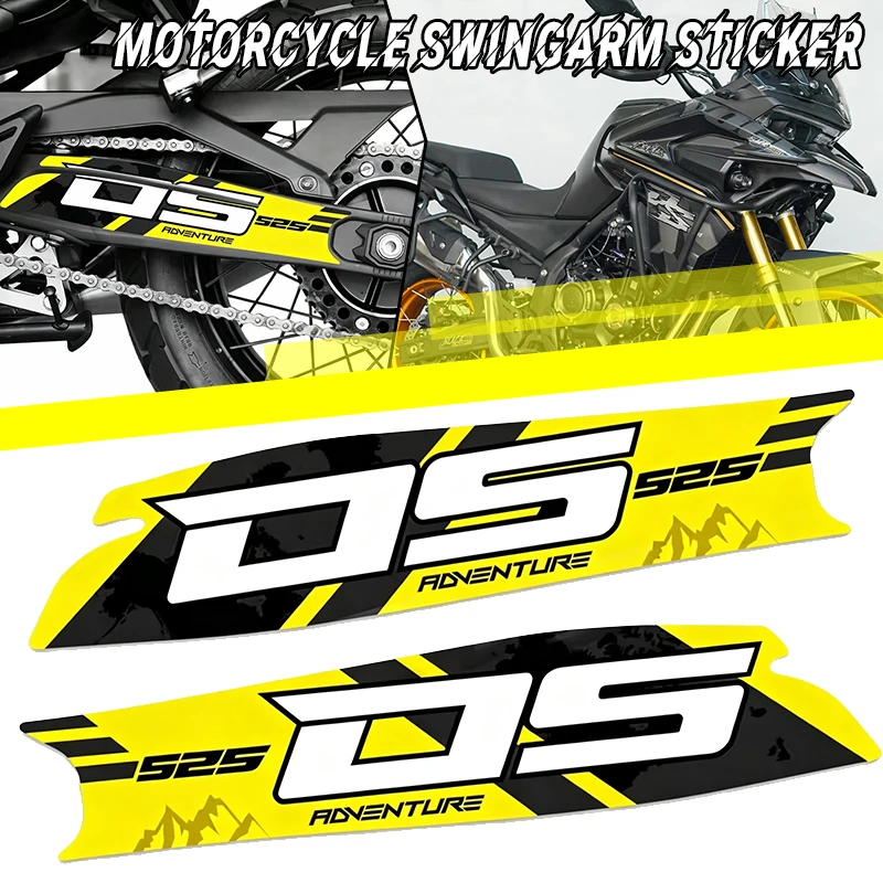DSX525X Motorcycle Swingarm Sticker Rotating Shaft Swing Arm Protection Decals Waterproof For VOGE Valico DS525X 525DSX 525 DSX