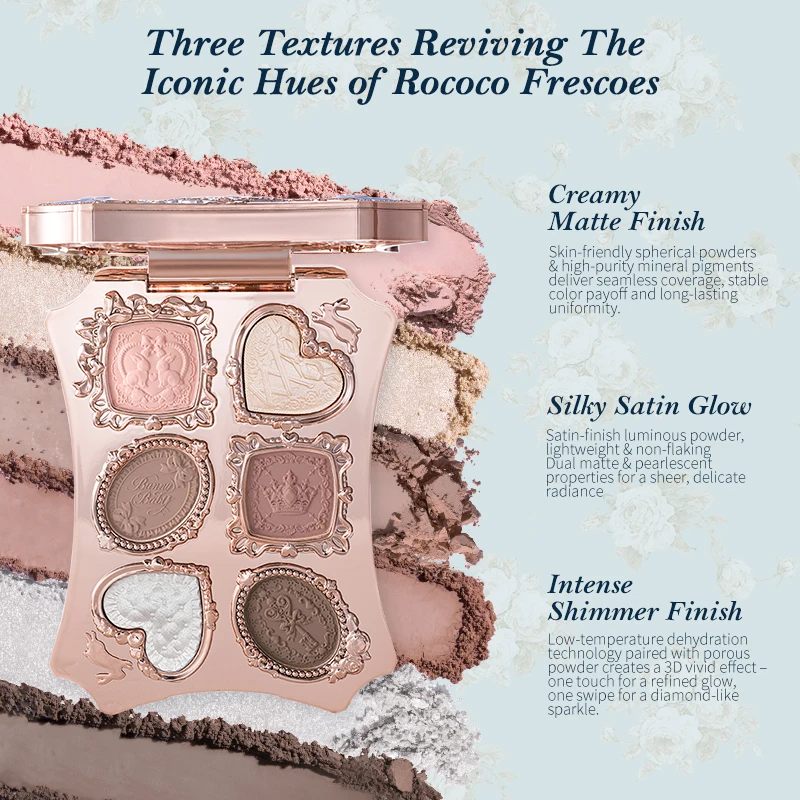 Flower Knows Bunny Garden Collection 6-Color Makeup Palette