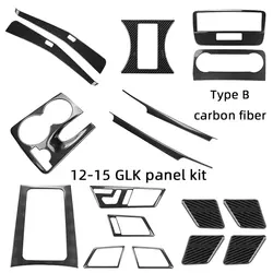 For Mercedes Benz GLK X204 2013 2014 2015,Car Center Console CD Air Conditioner Panel Armrest Box Trim Cover Interior Accessory