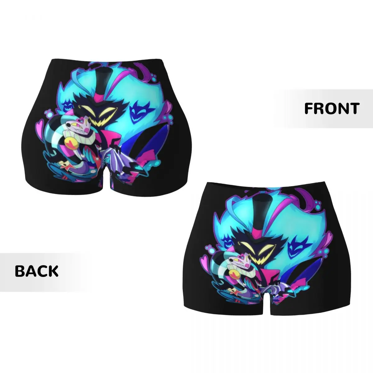 مخصص المرأة Helluva Boss روح الدعابة الكرتون فيلم تجريب اليوغا السراويل Asmodeus رياضي رياضة السائق تشغيل السراويل