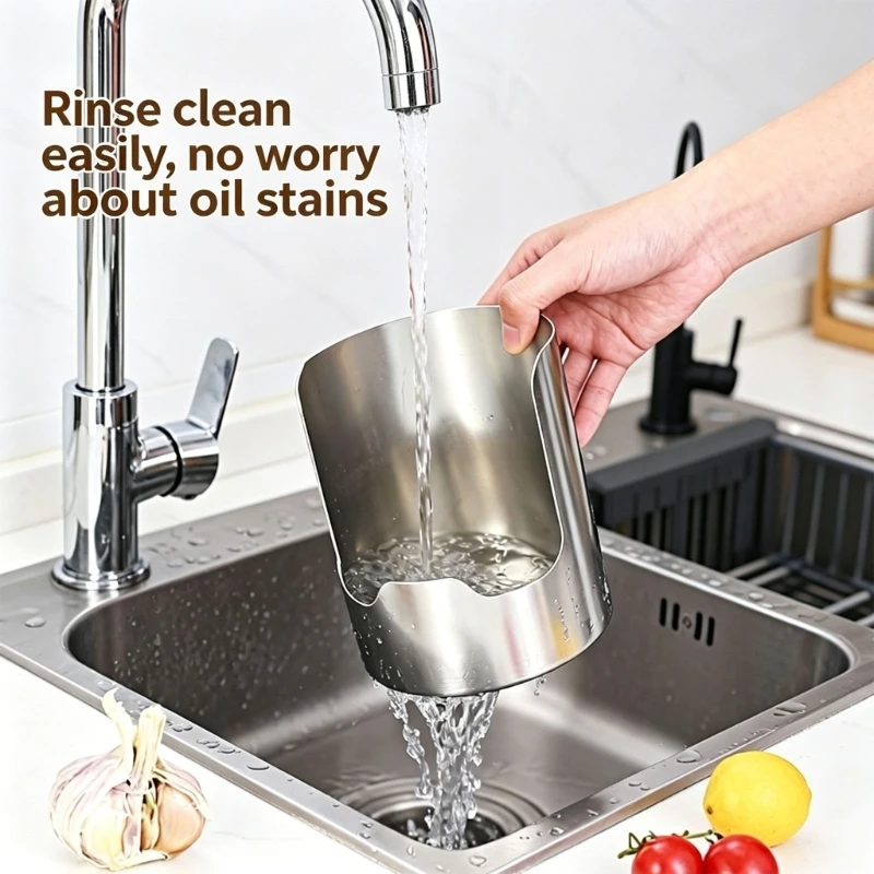 Metal Countertop Stand for Pot Lids, Spoons and Ladle Storage J0MC