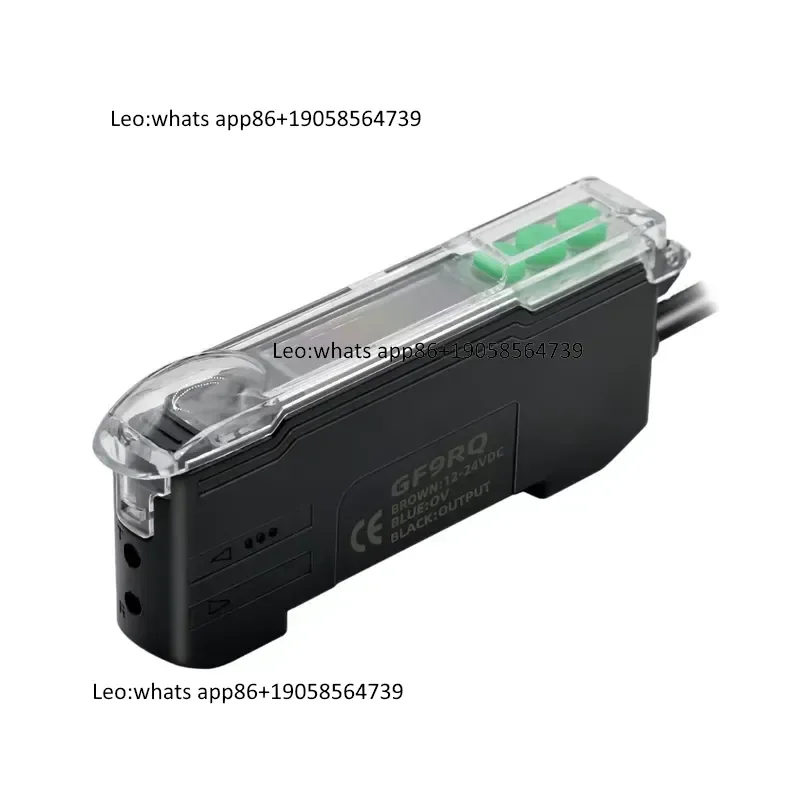 CORON GF9R Optical Sensor Fast Response Fiber Optic Amplifier Double Segment Display Red LED NPN Light-On Dark-On Small Size
