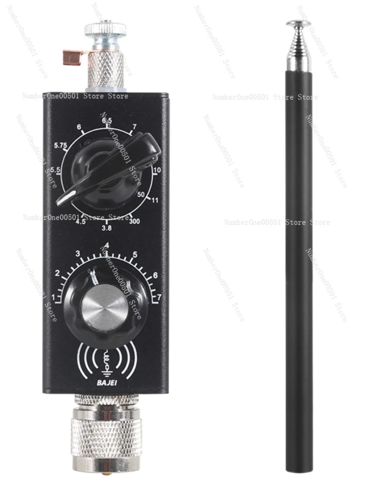 

Mini-Ant 20W QRP Short Wave Full Band Tuning Antenna with M Head 5mhz-55mhz