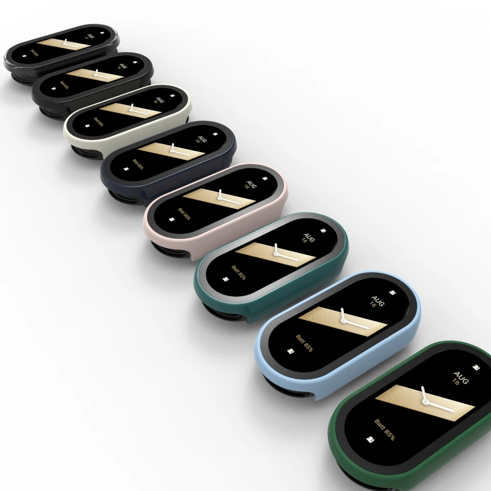 Per Xiaomi smart band 8 guscio protettivo in vetro temperato PC shell pellicola in vetro temperato composito