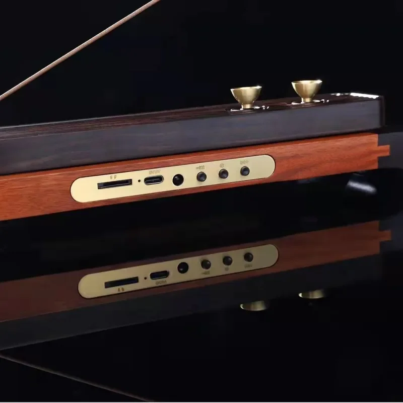 Mahogany Bluetooth Incense Burner with Music Player Aromatherapy Diffuser for Home Indoor Tea Ceremony Decor Gift Ornament