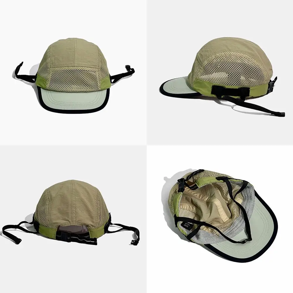 Summer Outdoor Sports Anti-Drop Mesh Surf Hat Uv Shade Breathable Quick Dry Riding Fishing Mountaineering Sun Hat