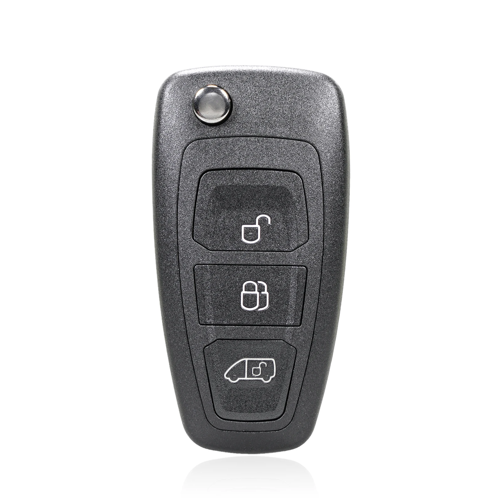 QWMEND  433MHz 3Buttons Flip Car Remote Control Key For Ford Transit Toureo GK2T-15K601-AB Replacement Key ID49 Chip FSK