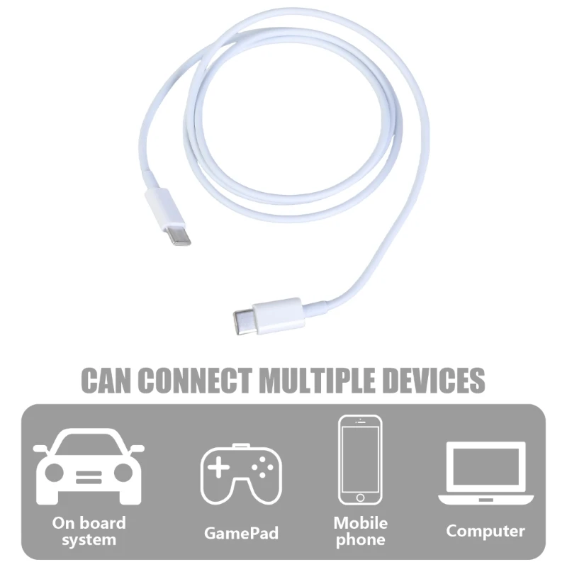 Cable carga carga rápida C Cable transferencia datos velocidad para Tablero teléfonos inteligentes