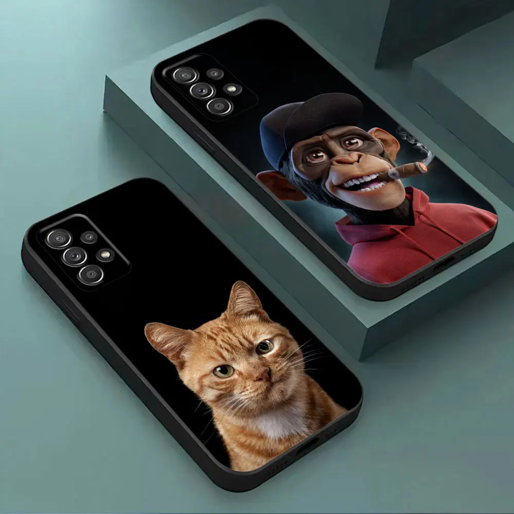 고양이 원숭이 어머니 암소 말 호랑이 삼성 갤럭시 A56 케이스 A54 A52 A53 5G A36 A34 A35 A33 A32 A50 A72 A26 A25 A16 전화 커버