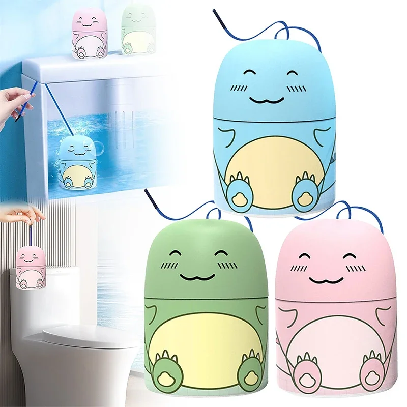 Toilet Bowl Cleaner Bottle Crazy Toilet Cleaning Tank Cleaner Cute Dinosau Easy to Use Leaving Looking Fresh Drawstring Design