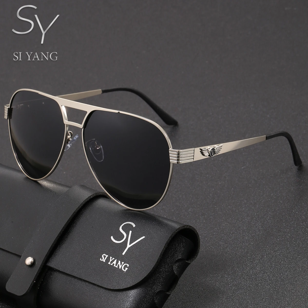 Oculos-de-sol-polarizados-masculinos-siyang-com-armacao-de-metal-e-detalhes-em-forma-de-asa-protecao-uv-ideais-para-conduzir-e-para-uso-ao-ar-livre