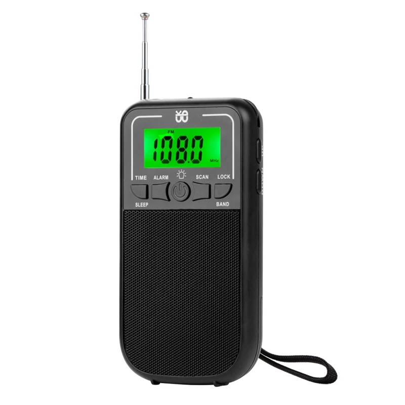 

Portable AM FM SW Radio,Transistor Radio With LED Flashlight, Emergency Pocket Walkman Radio For Outdoor Camping